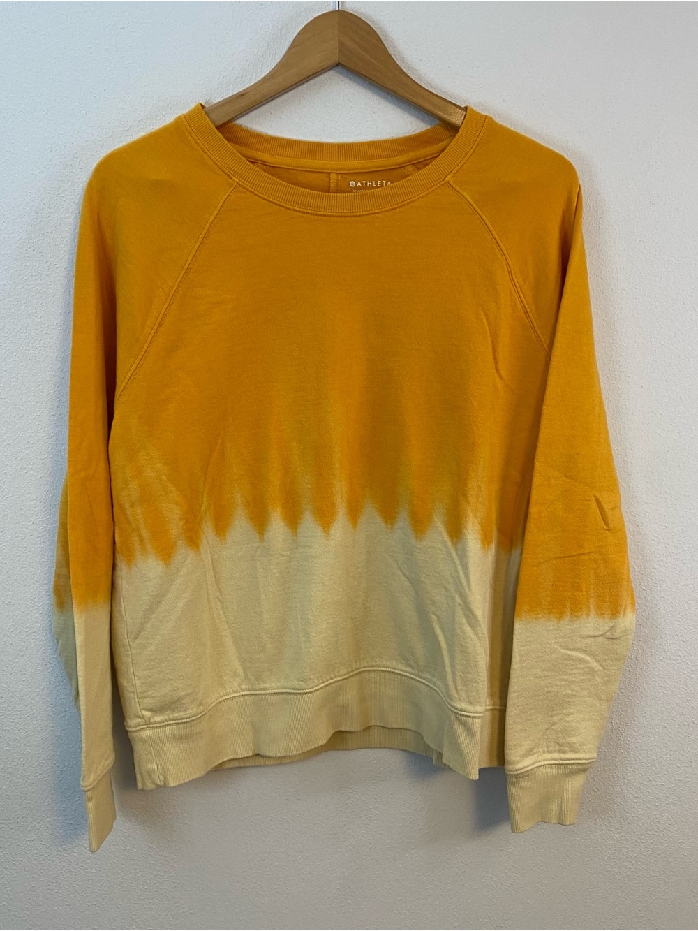 Athleta Sundown Dip Dye Crewneck Womens‎ Medium